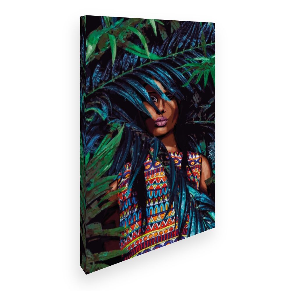 Toile Jungle exotique