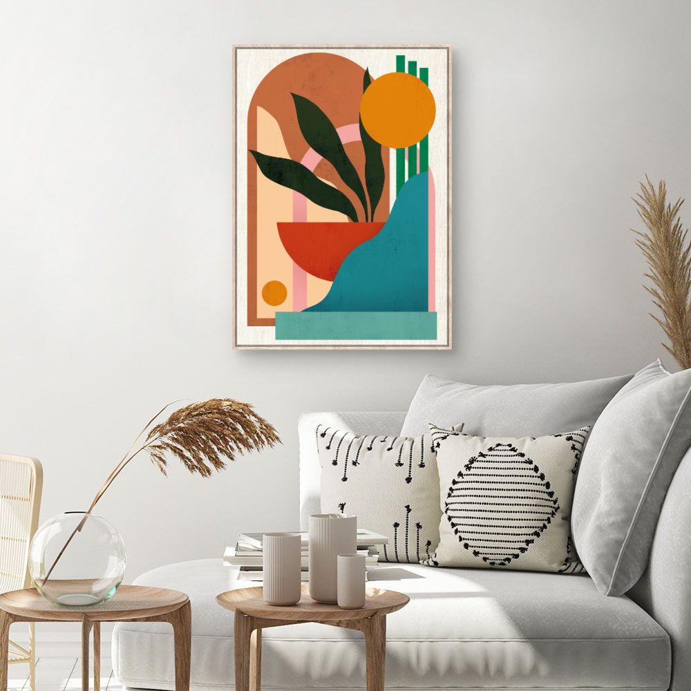 Tableau Abstrait moderne vibrant