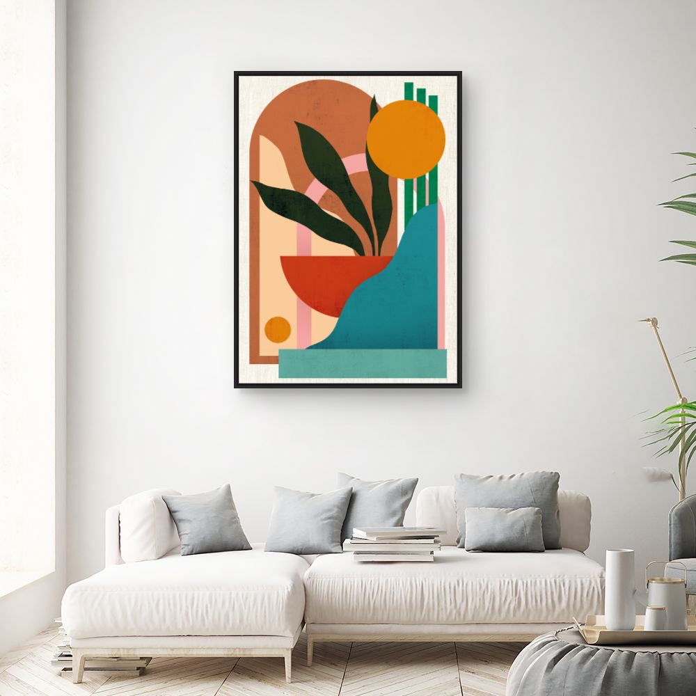 Tableau Abstrait moderne vibrant