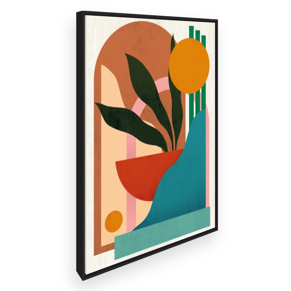 Toile Abstrait moderne vibrant