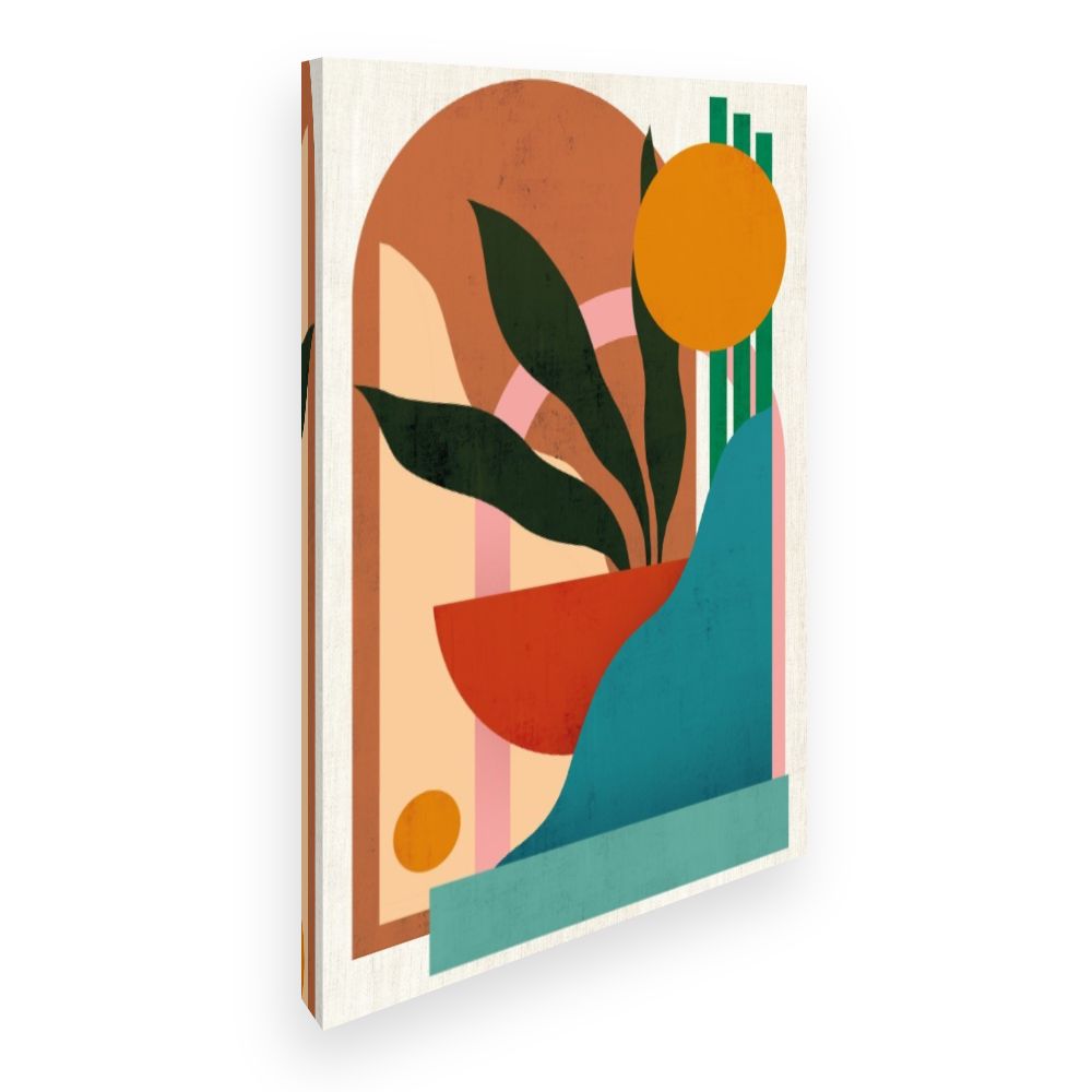 Toile Abstrait moderne vibrant