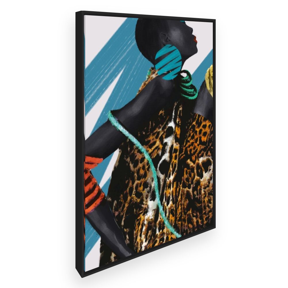 Toile Élégance sauvage