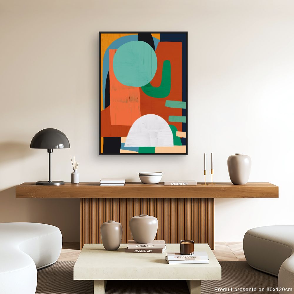 Tableau Art abstrait dynamique