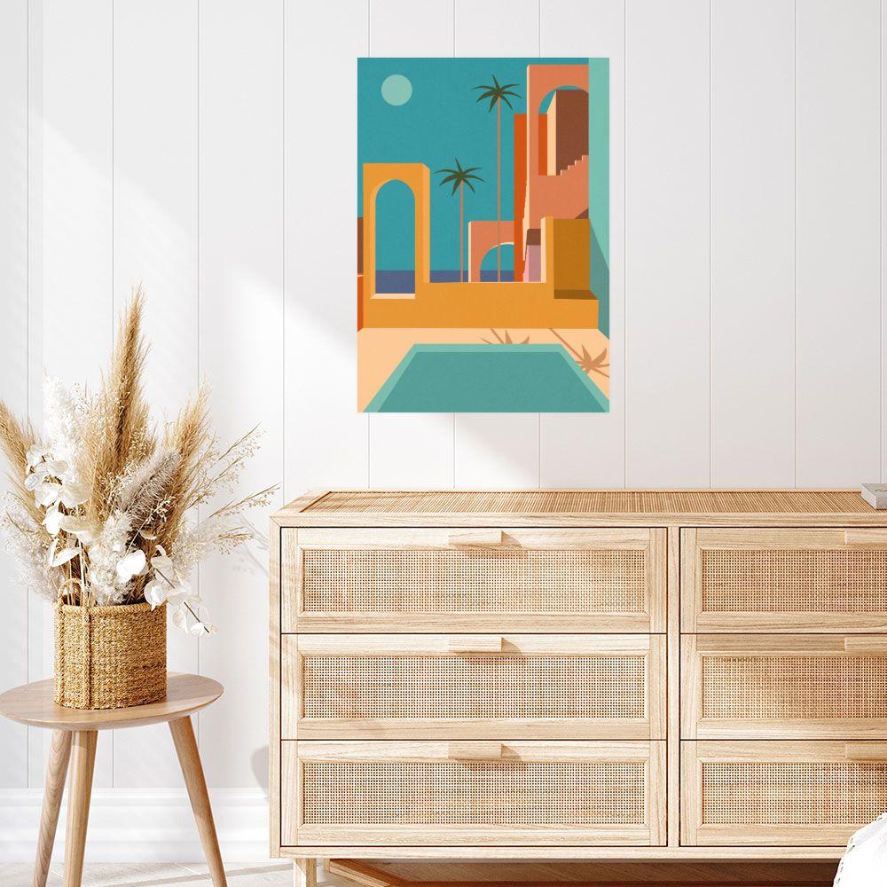 Affiche Oasis moderne