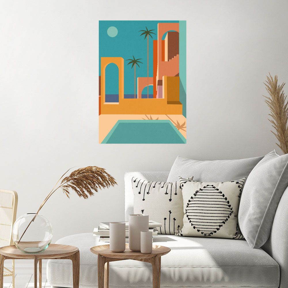 Affiche Oasis moderne