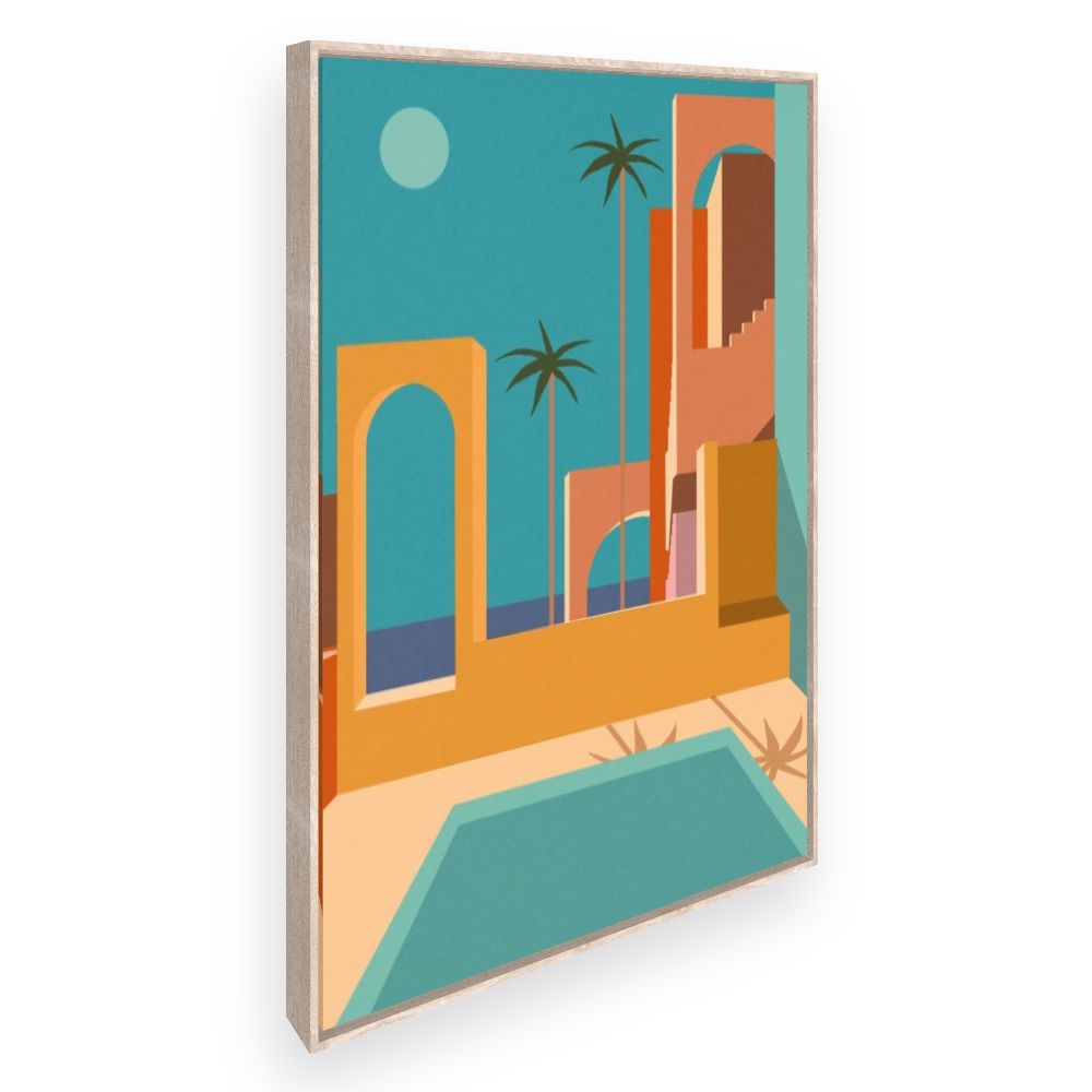 Toile Architecture exotique