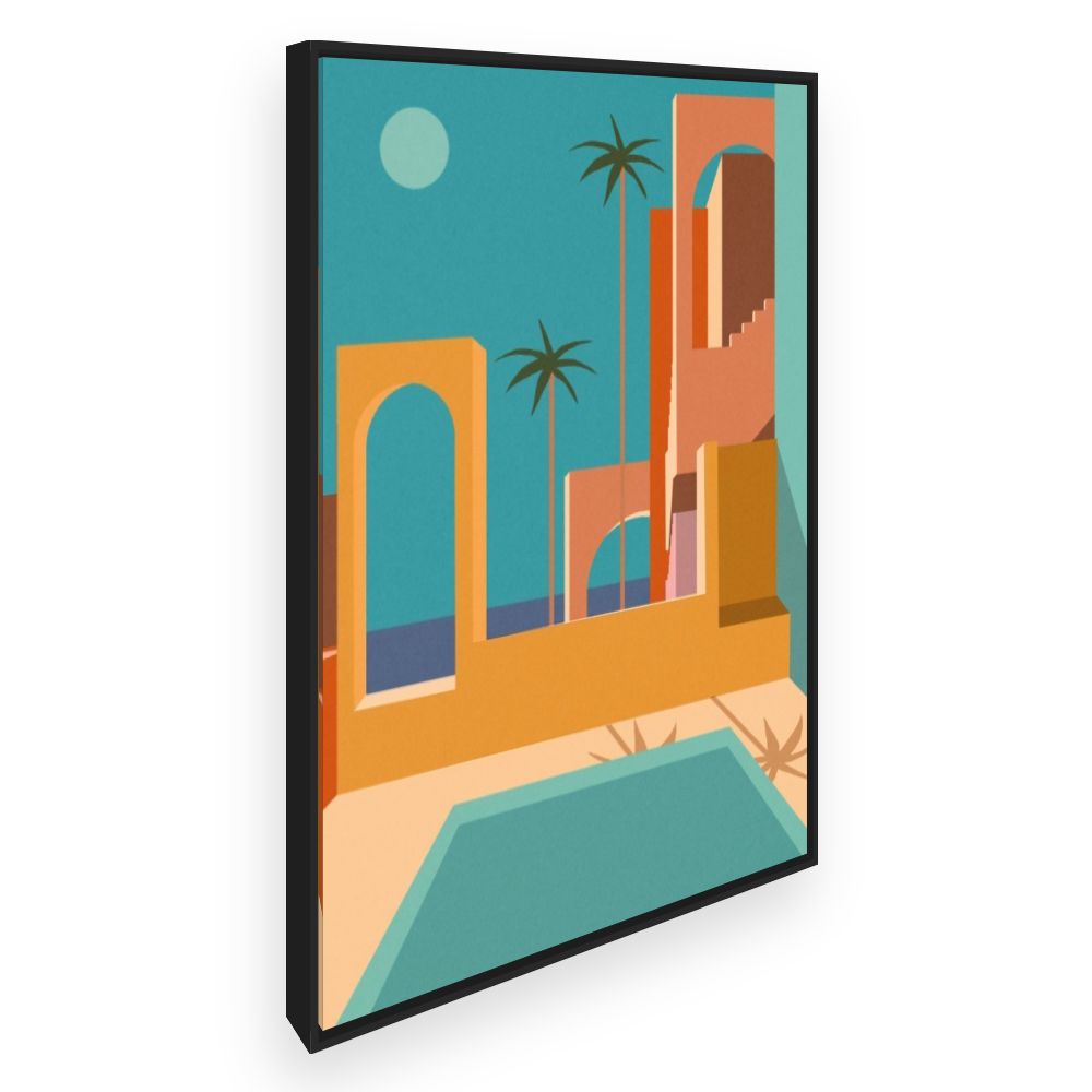 Toile Architecture exotique