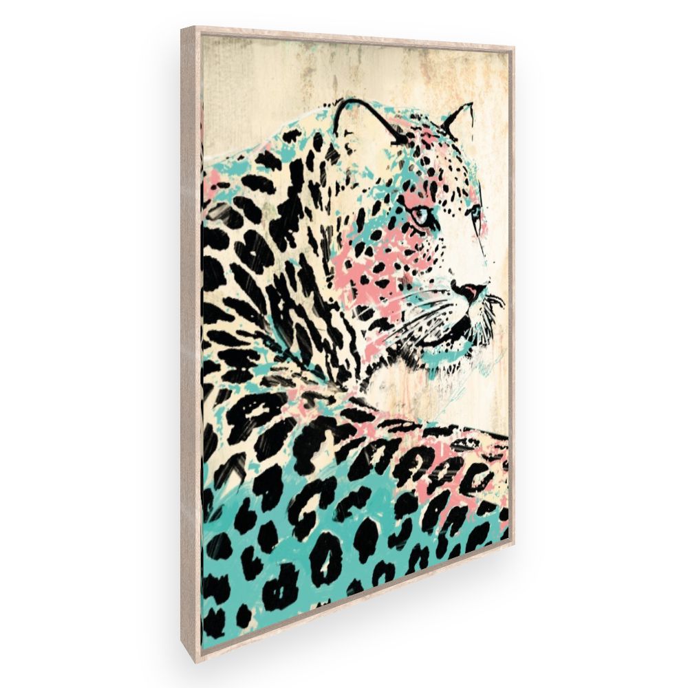 Toile Léopard artistique