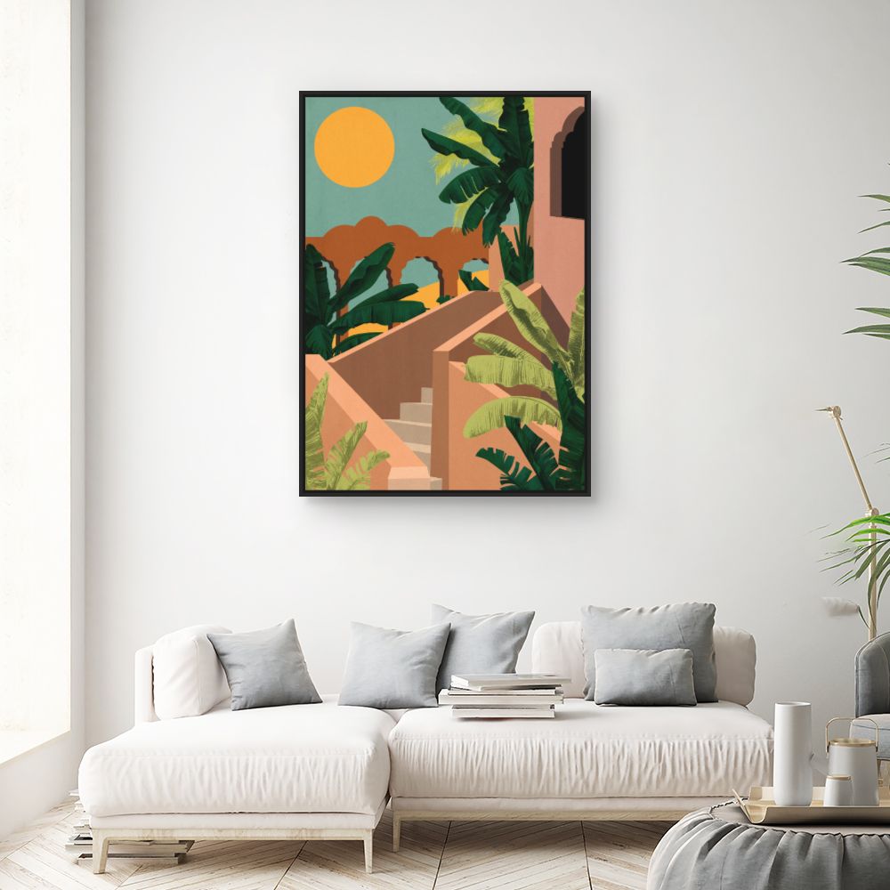 Tableau Escapade tropicale ensoleillée
