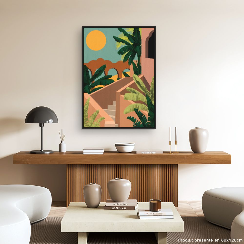 Tableau Escapade tropicale ensoleillée