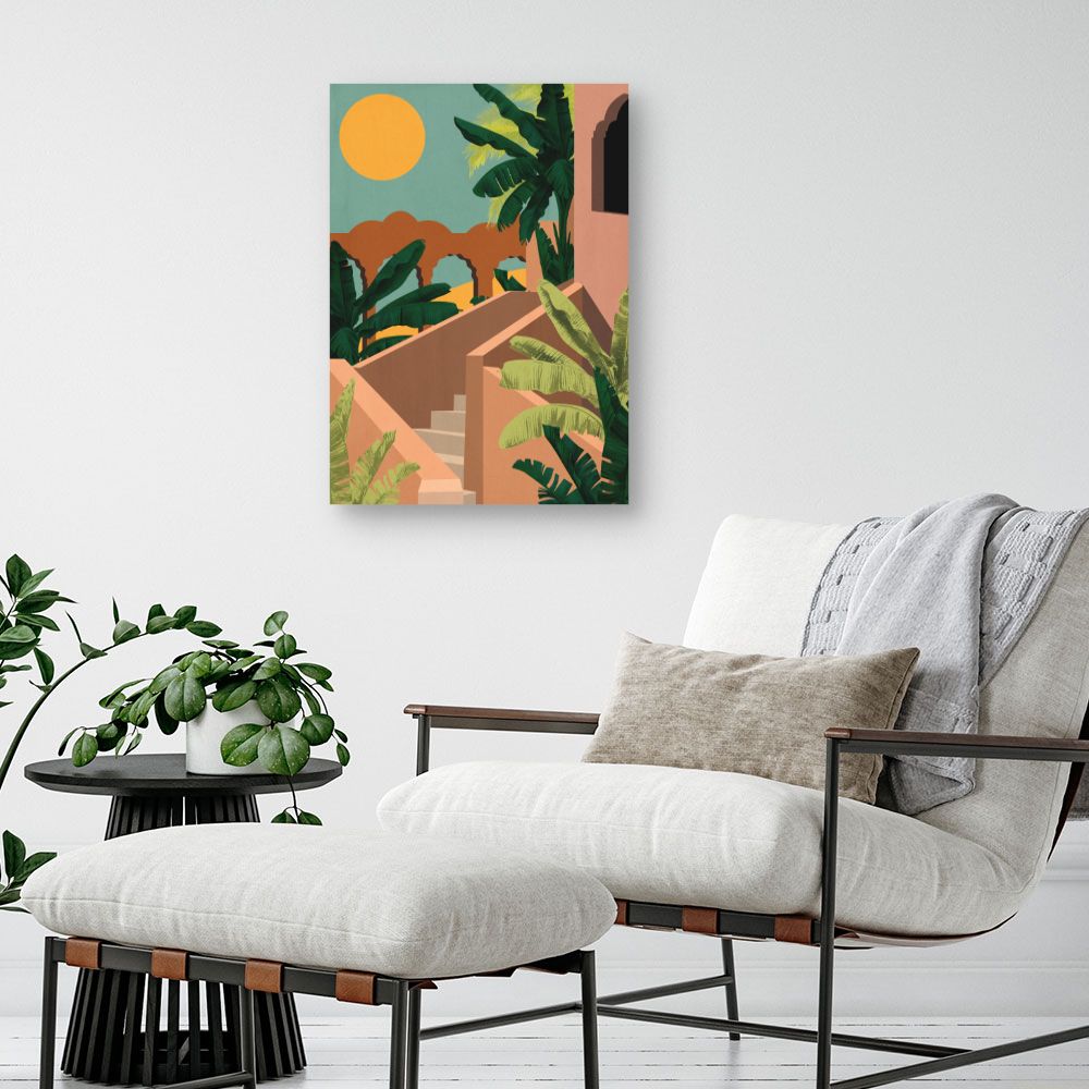 Tableau Escapade tropicale ensoleillée