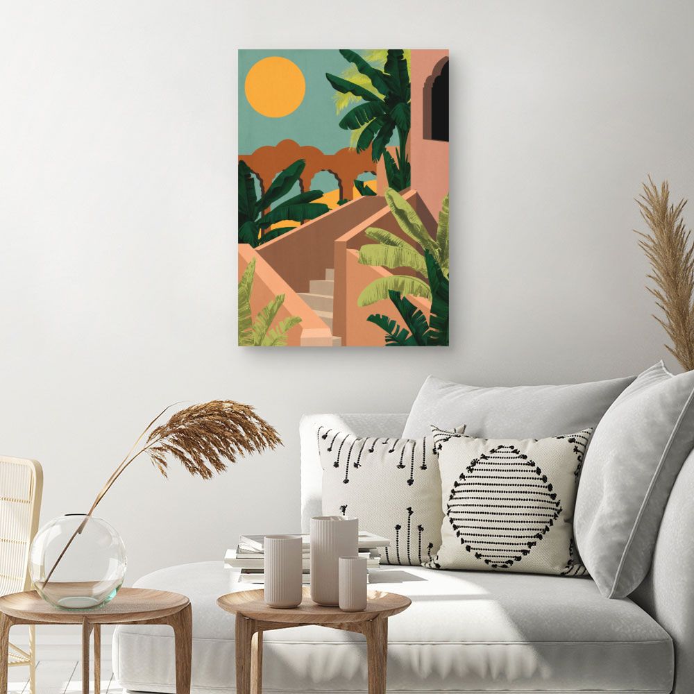 Tableau Escapade tropicale ensoleillée