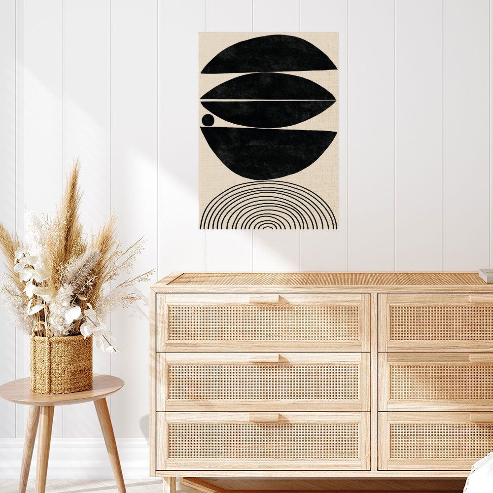 Affiche Formes abstraites élégantes