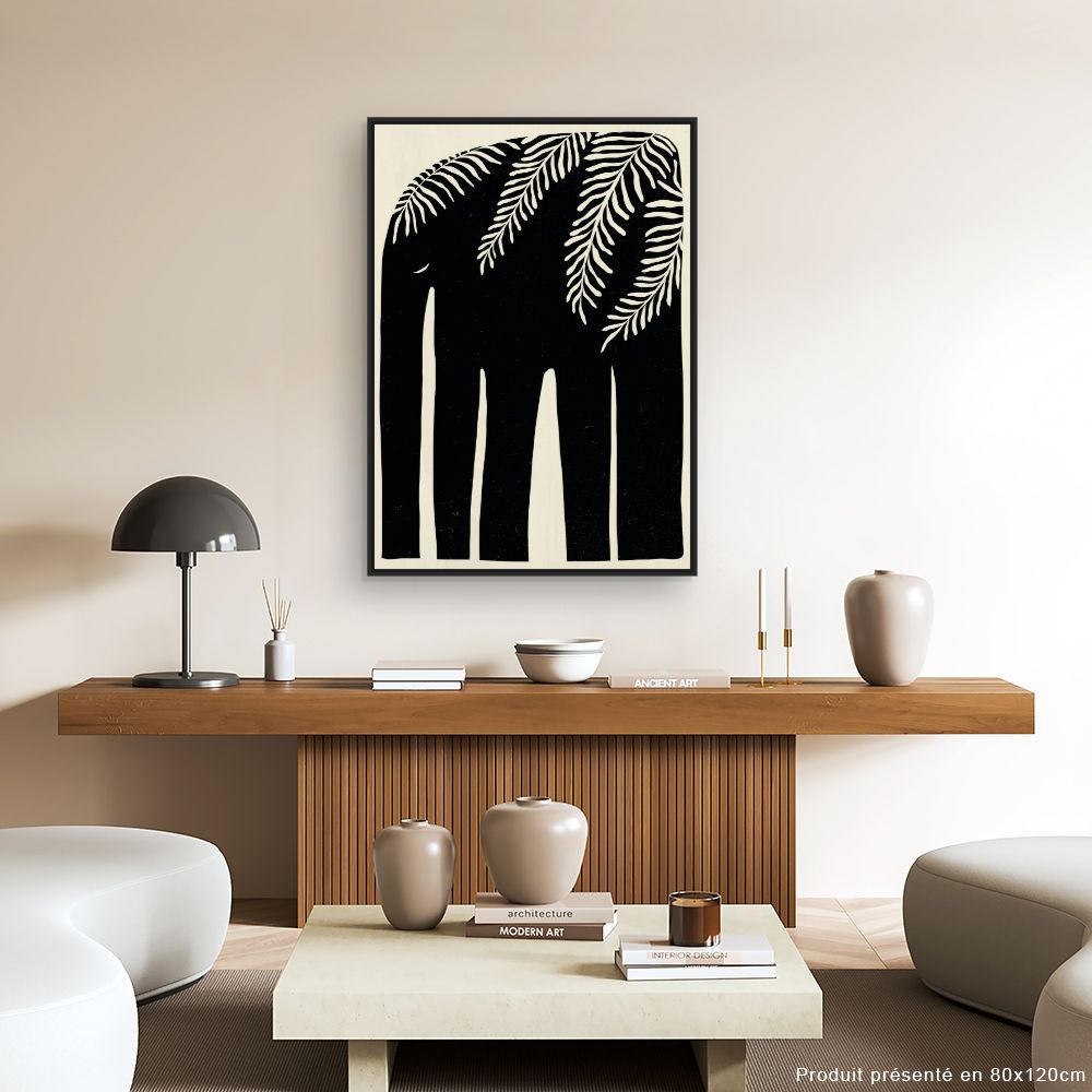 Tableau Éléphant tropical