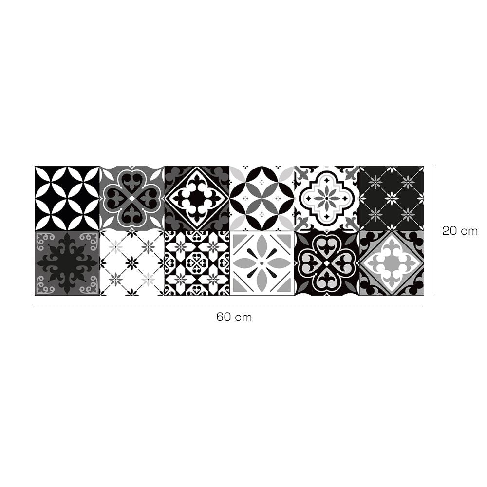 Crédence en aluminium n°82 / Motifs géométriques élégants