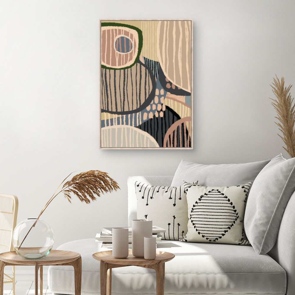 Tableau Motifs organiques