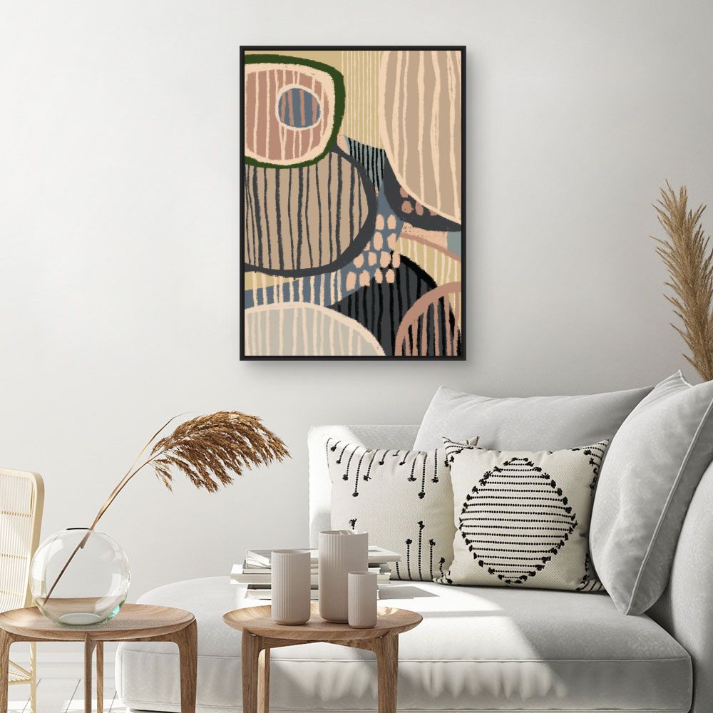 Tableau Motifs organiques