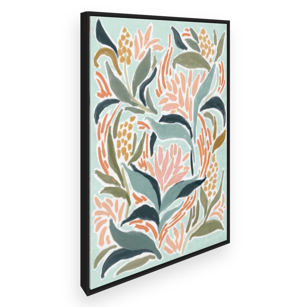 Toile Fleurs abstraites