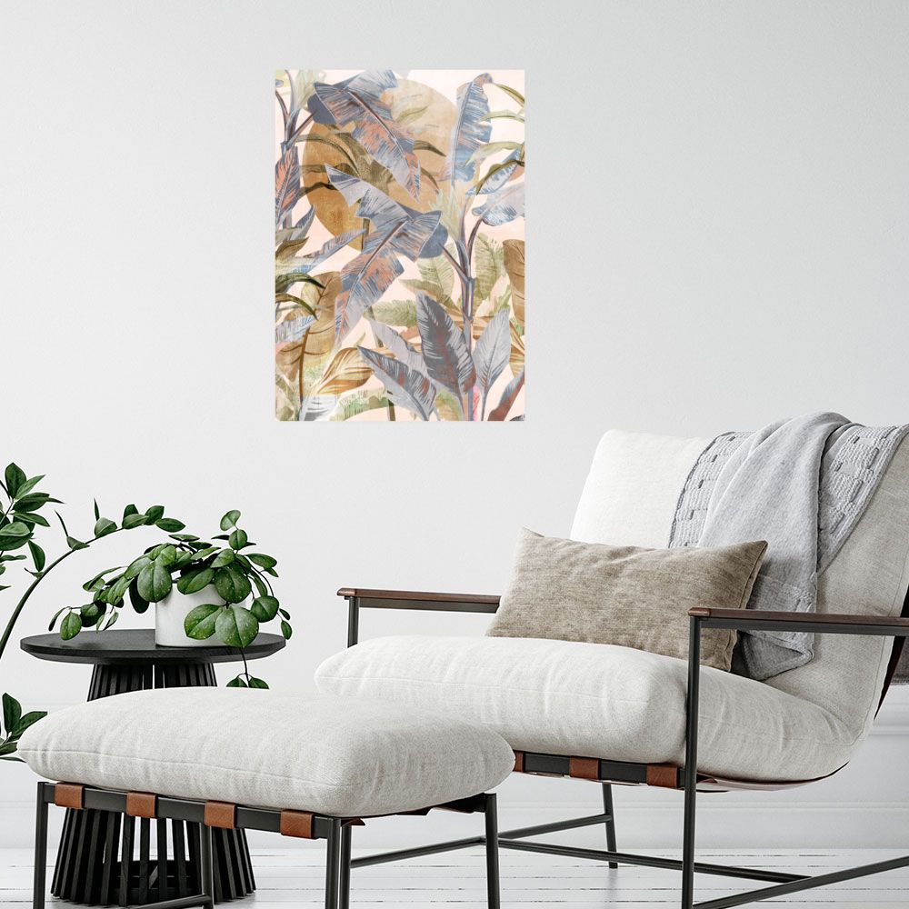 Affiche Feuillage exotique