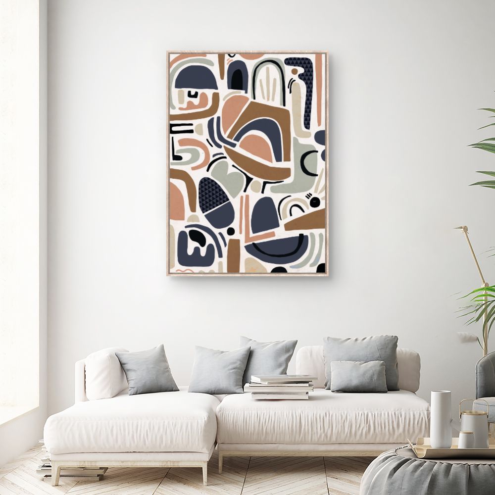 Tableau Motifs abstraits géométriques