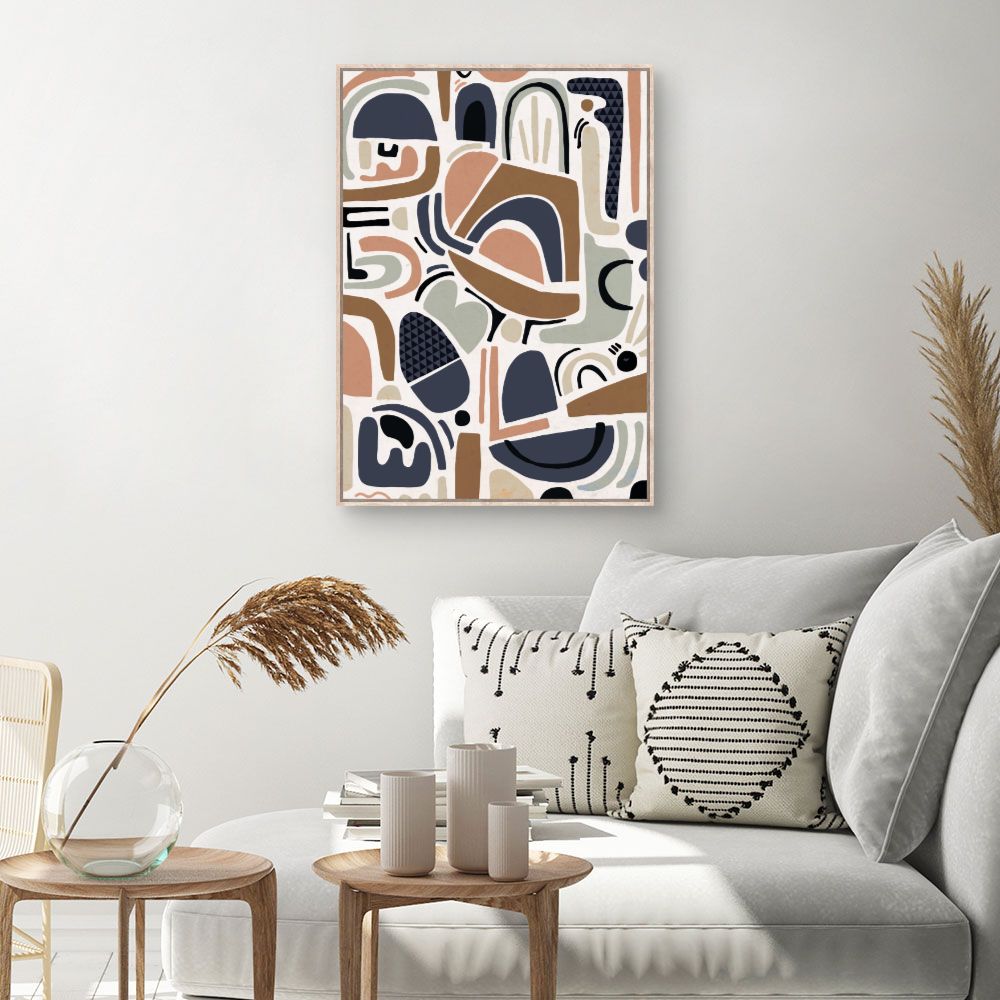 Tableau Motifs abstraits géométriques