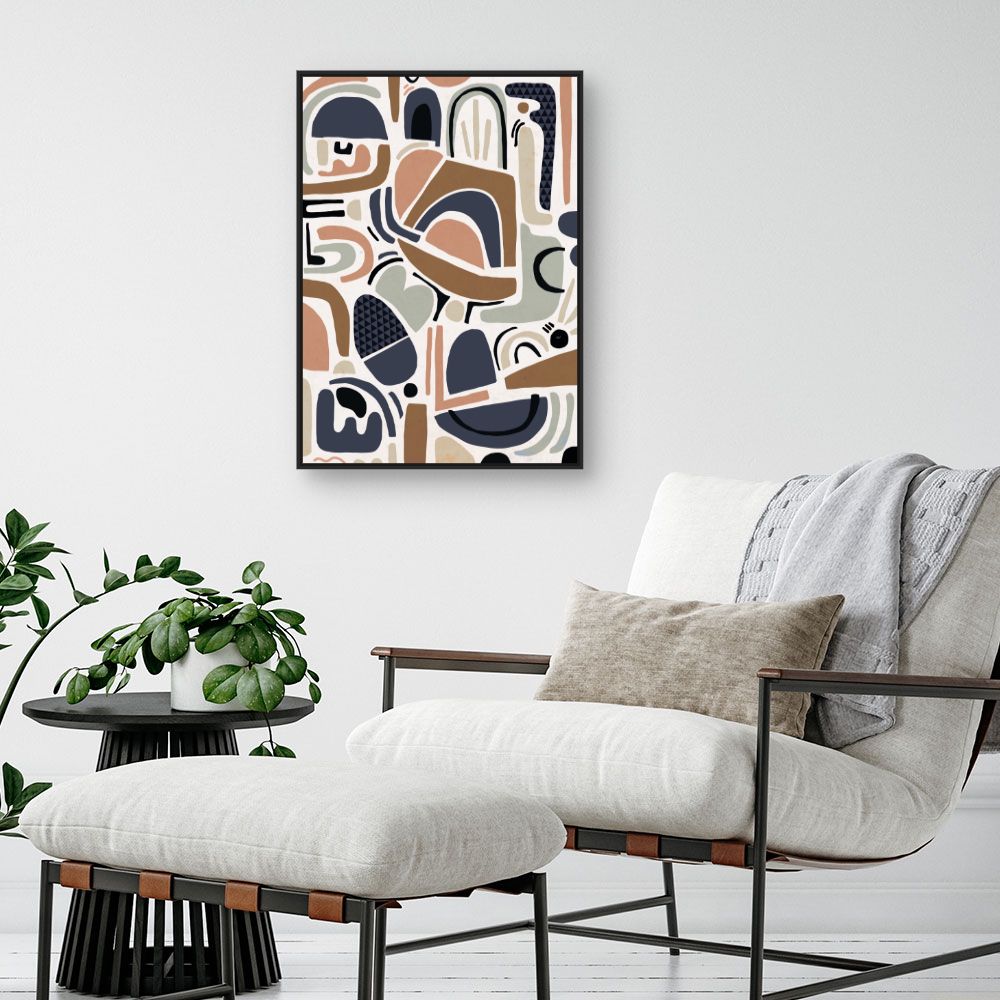 Tableau Motifs abstraits géométriques