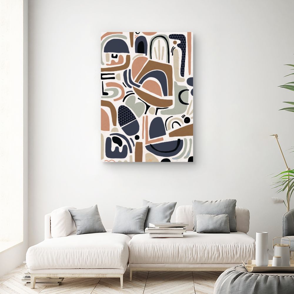 Tableau Motifs abstraits géométriques