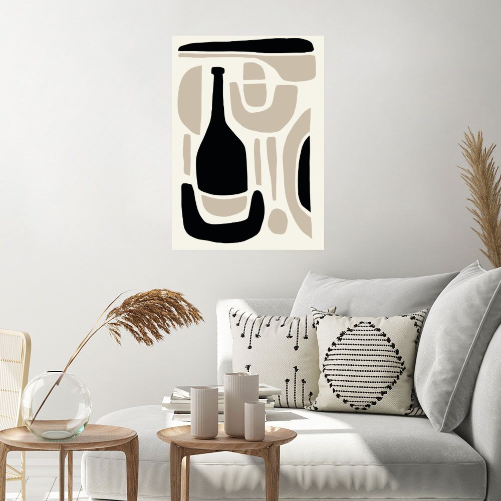 Affiche Formes abstraites élégantes