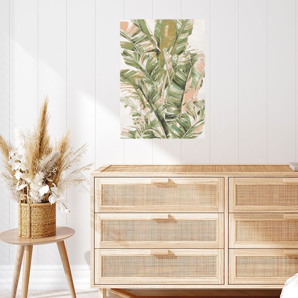 Affiche Feuilles tropicales vibrantes