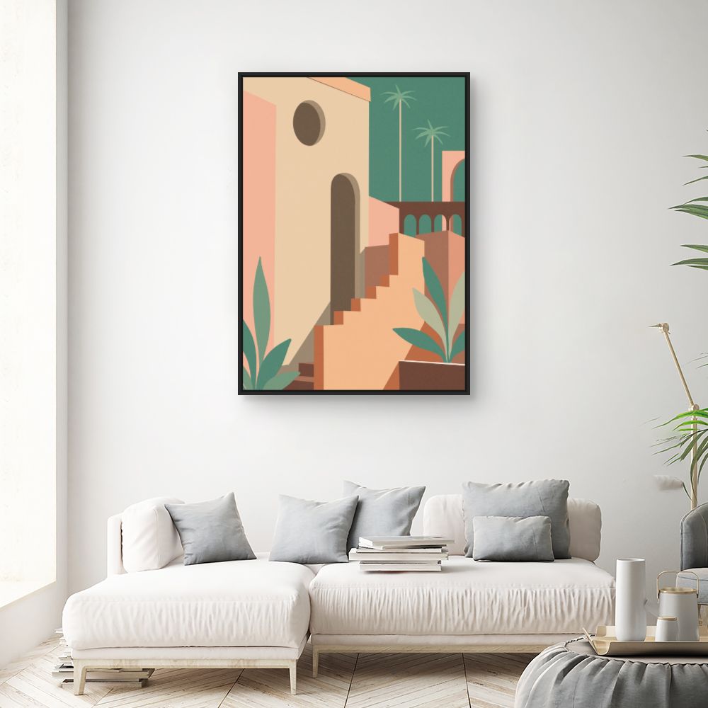 Tableau Architecture tropicale