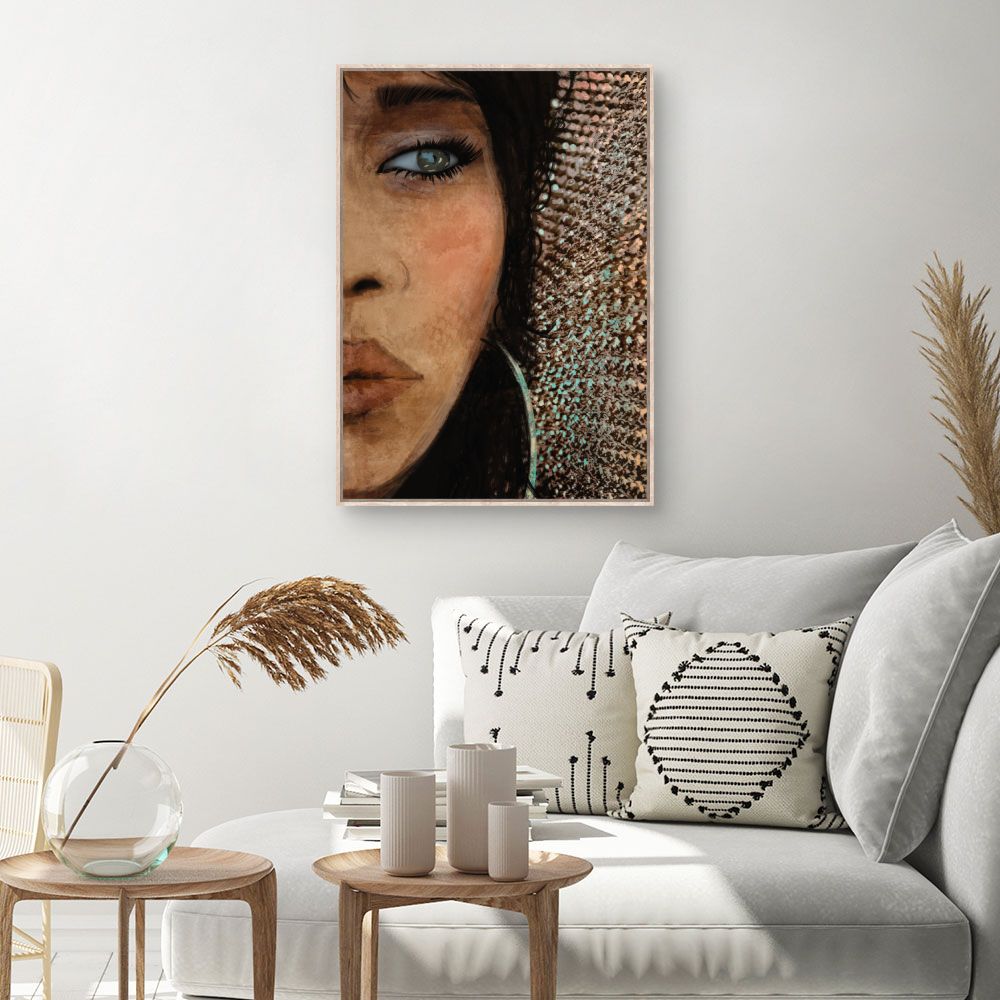 Tableau Portrait captivant féminin