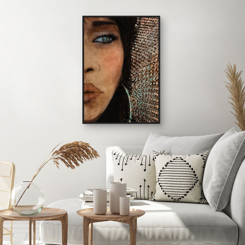 Tableau Portrait captivant féminin