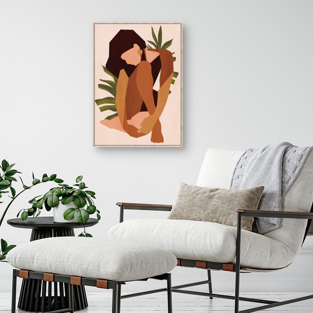 Tableau Silhouette stylisée élégante