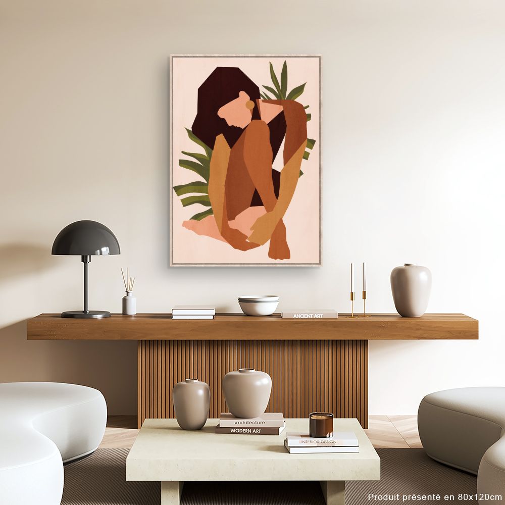 Tableau Silhouette stylisée élégante