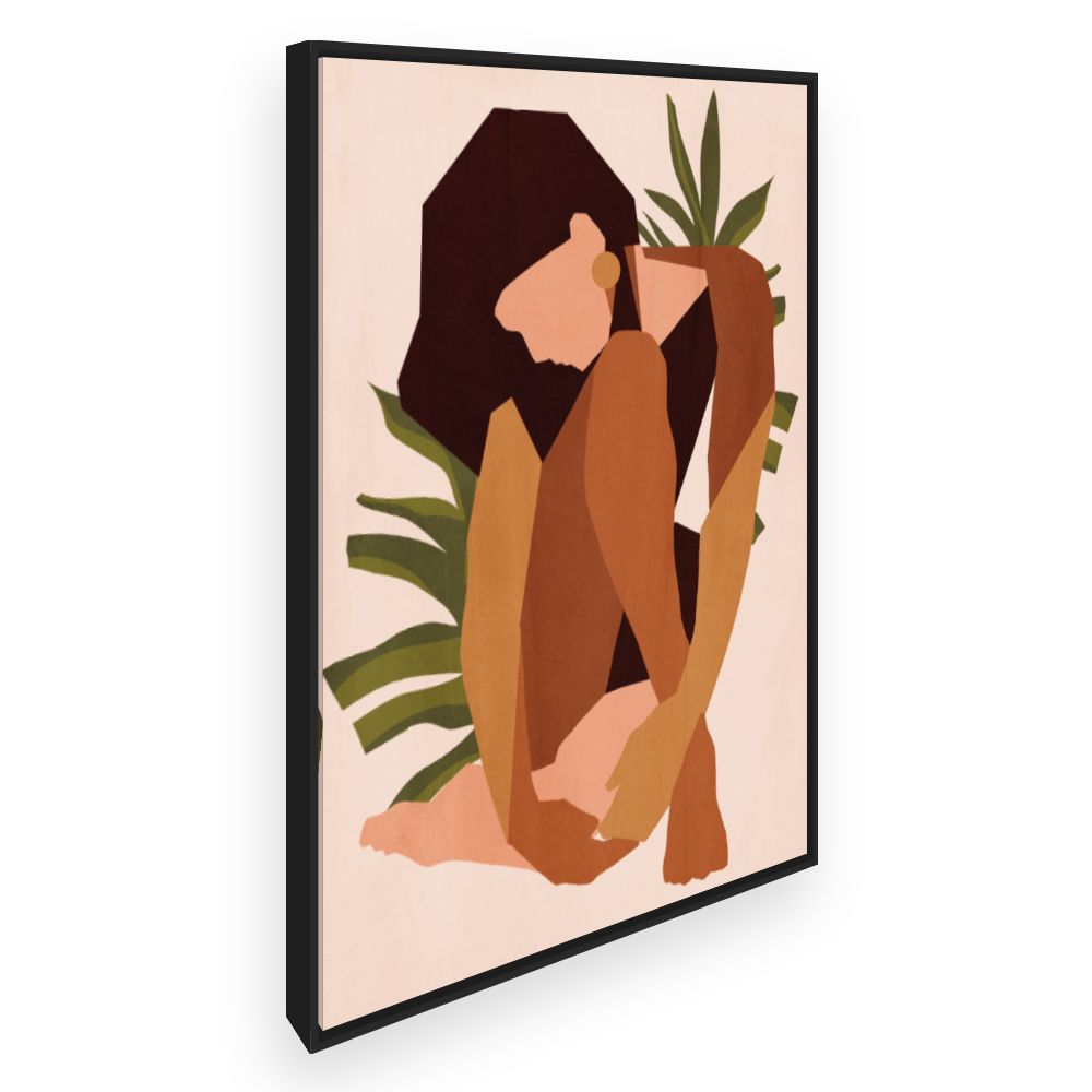 Toile Silhouette stylisée élégante