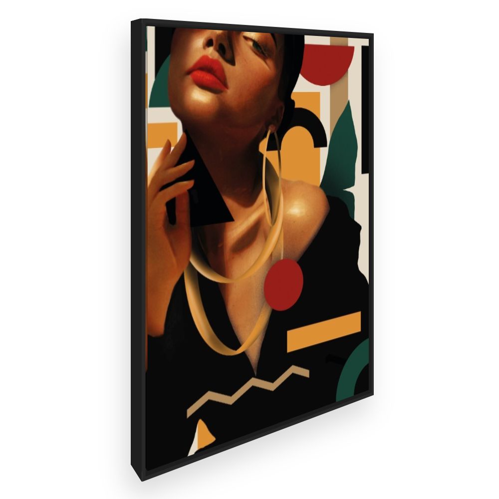 Toile Élégance abstraite