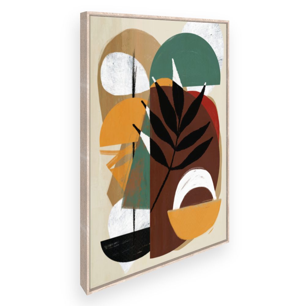 Toile Feuilles graphiques