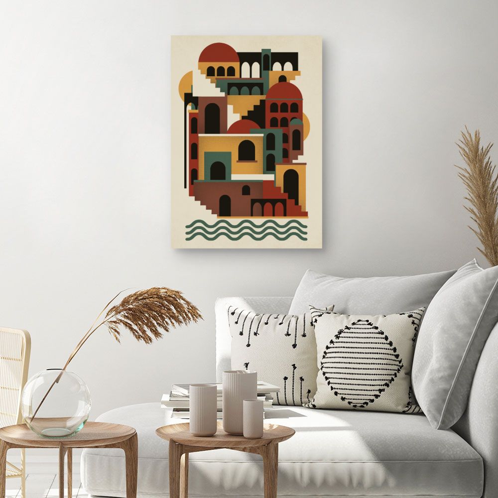 Tableau Architecture colorée