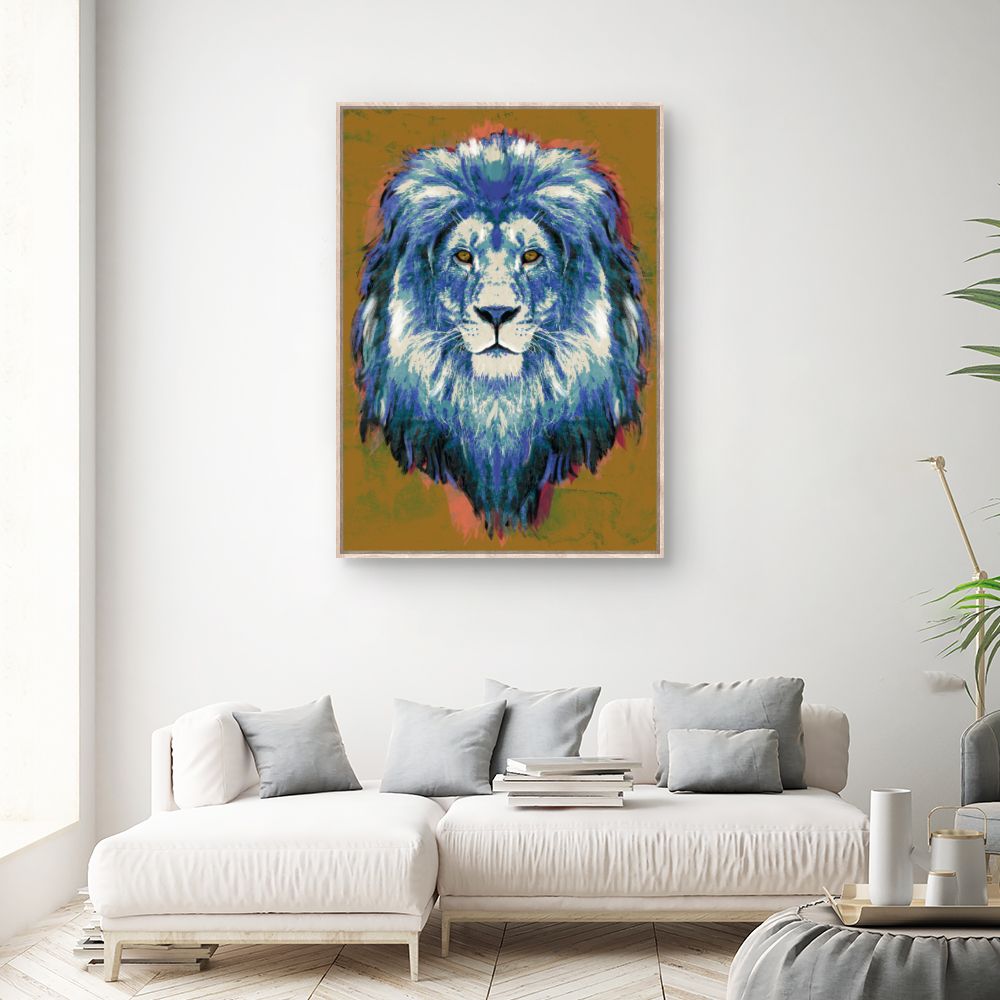 Tableau Lion majestueux