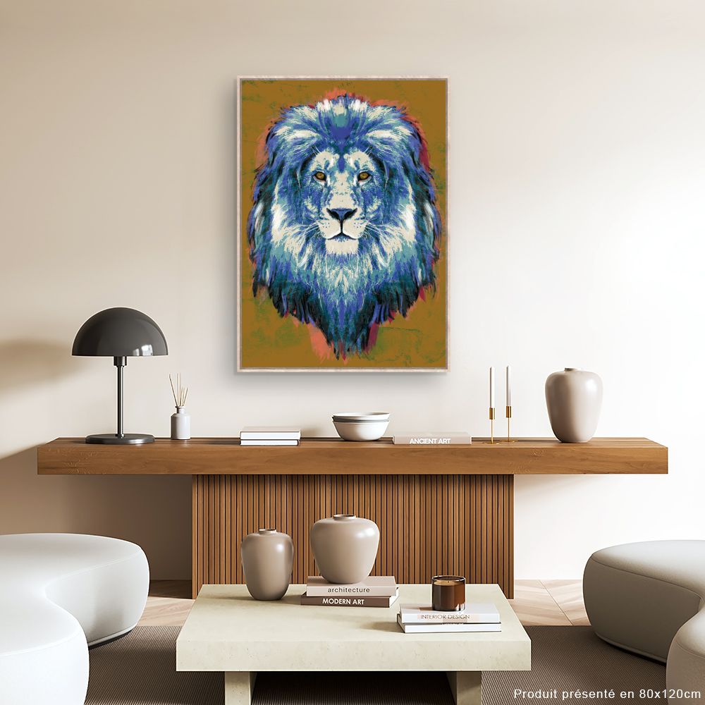 Tableau Lion majestueux