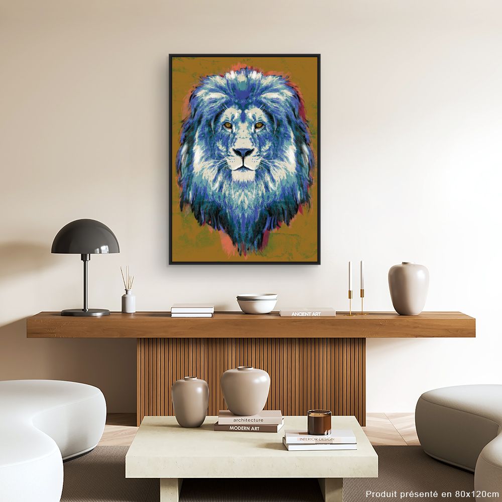Tableau Lion majestueux