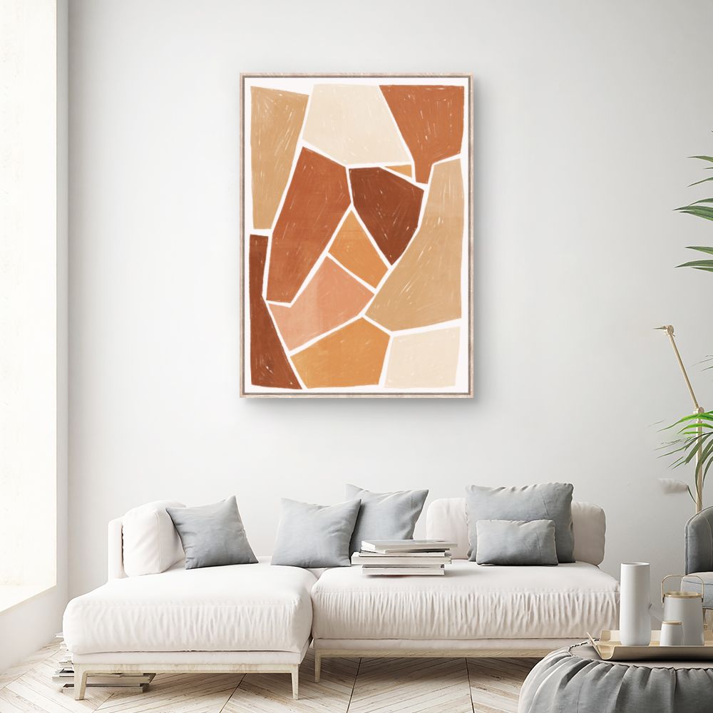 Tableau Motifs abstraits chaleureux