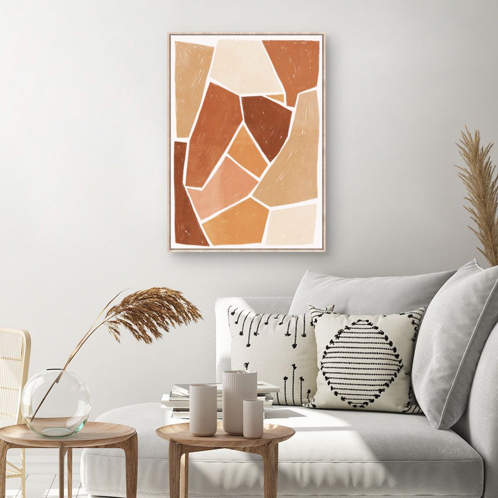 Tableau Motifs abstraits chaleureux