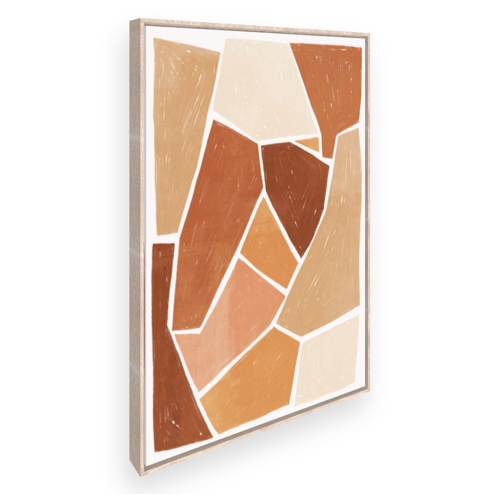 Toile Motifs abstraits chaleureux