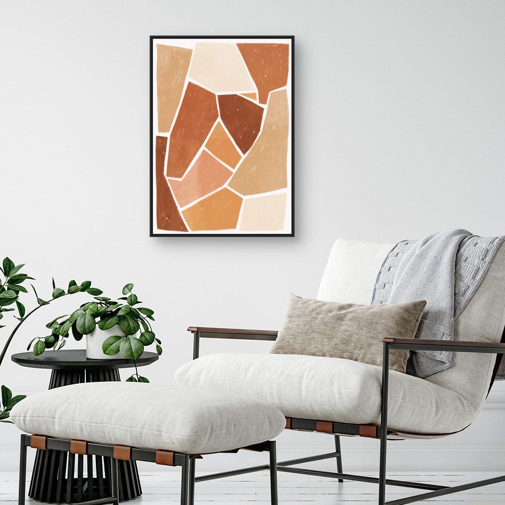 Tableau Motifs abstraits chaleureux