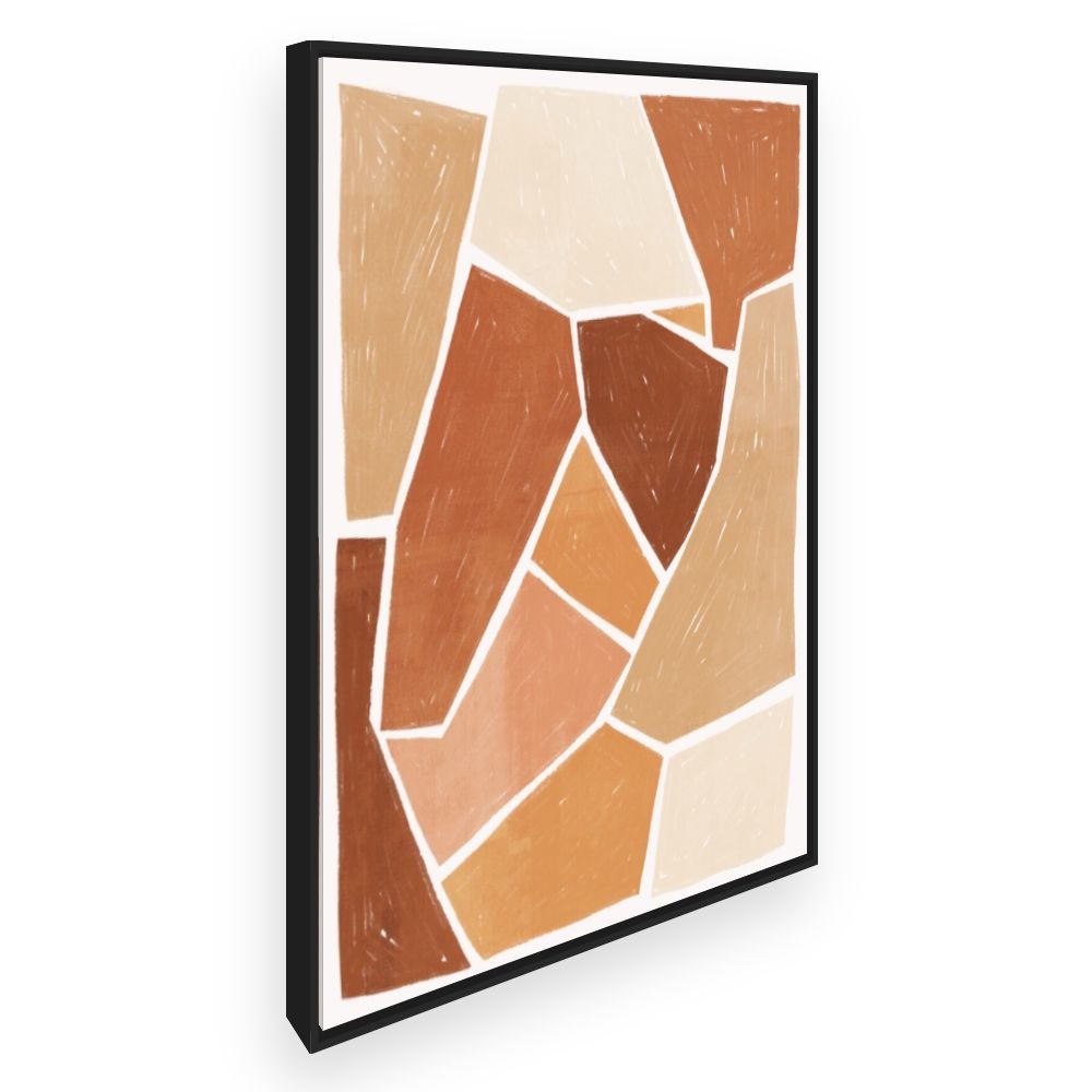 Toile Motifs abstraits chaleureux