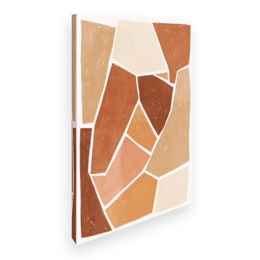 Toile Motifs abstraits chaleureux