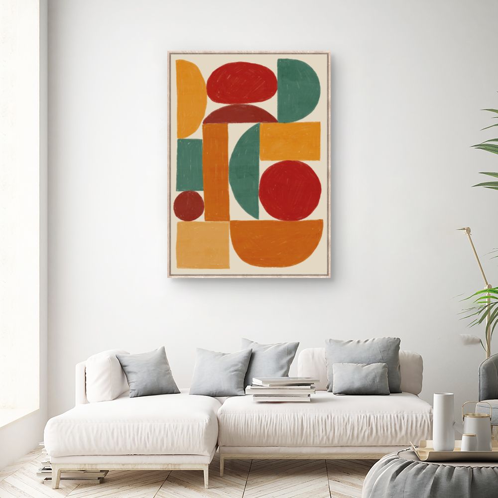 Tableau Formes géométriques vives