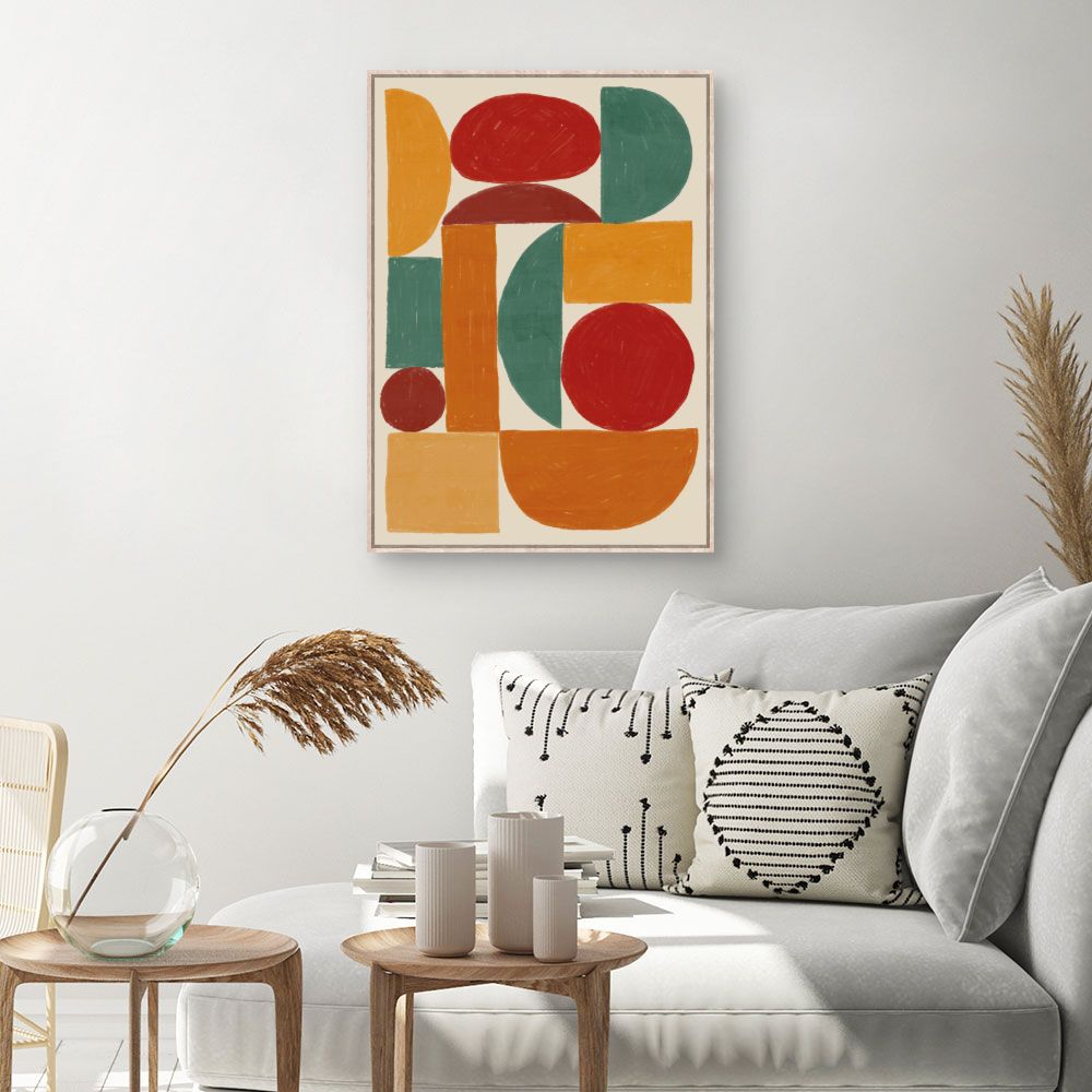 Tableau Formes géométriques vives