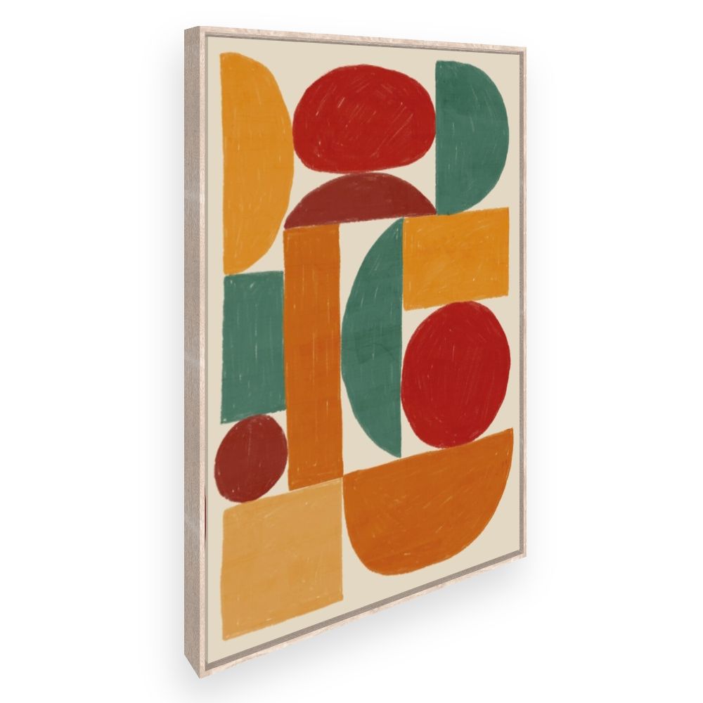 Toile Formes géométriques vives